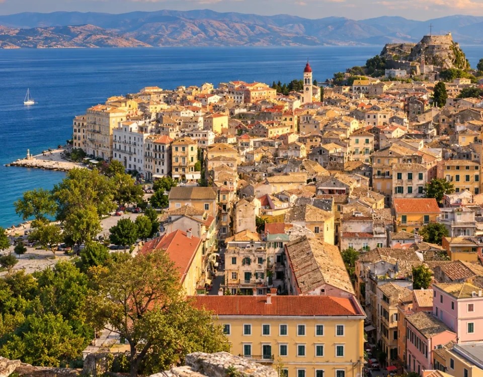 Πανοραμική θέα της Παλιάς Πόλης της Κέρκυρας